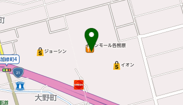 コメダ珈琲店 イオンモール各務原インター店の地図画像