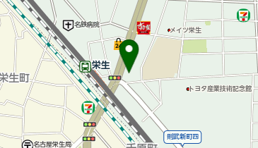 コメダ珈琲店 栄生駅前店の地図画像