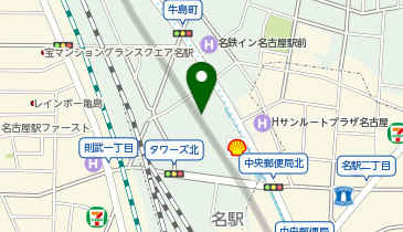 コメダ珈琲店 ルーセントタワー店の地図画像