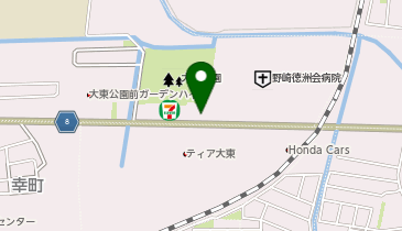 コメダ珈琲店 大東谷川店の地図画像