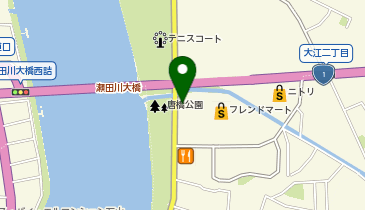 コメダ珈琲店 瀬田川唐橋店の地図画像