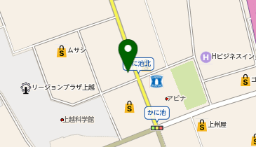 コメダ珈琲店 上越店の地図画像
