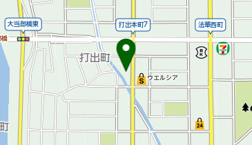 コメダ珈琲店 法華店の地図画像