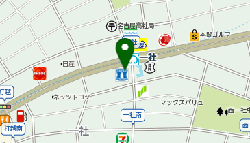 コメダ珈琲店 一社店の地図画像