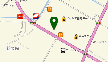 コメダ珈琲店 ベイシア白河店の地図画像