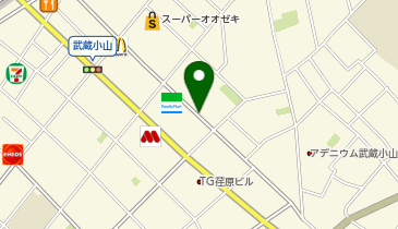 コメダ珈琲店 武蔵小山店の地図画像