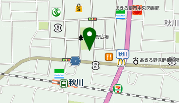 コメダ珈琲店 あきる野店の地図画像