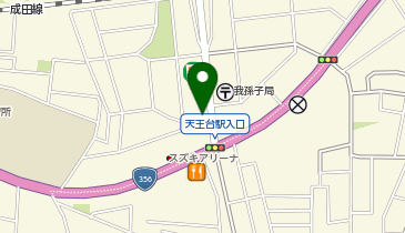 コメダ珈琲店 我孫子天王台店の地図画像