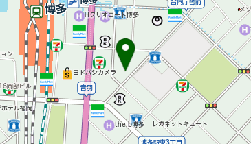 コメダ珈琲店 博多駅東店の地図画像