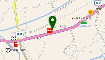 コメダ珈琲店 BAKERY ADEMOK 南風原店の地図画像