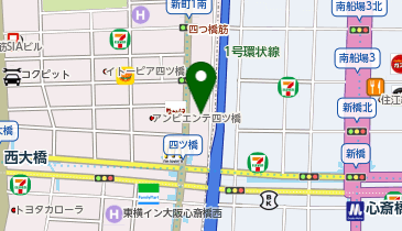 コメダ珈琲店 四ツ橋新町店の地図画像