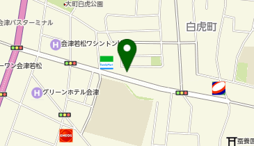 コメダ珈琲店 会津若松白虎通り店の地図画像