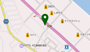 コメダ珈琲店 長崎時津店の地図画像