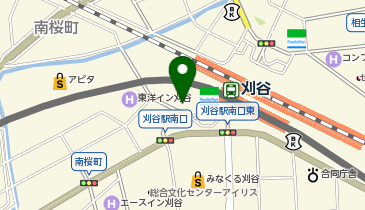 コメダ珈琲店 刈谷駅アカリヤ店の地図画像