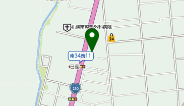 コメダ珈琲店 南34条石山通り店の地図画像