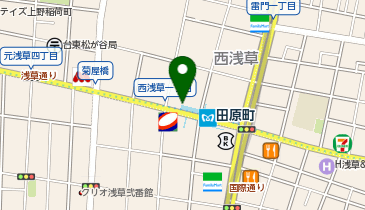 コメダ珈琲店 田原町駅前店の地図画像