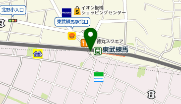 コメダ珈琲店 エキア東武練馬店の地図画像
