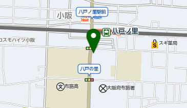 コメダ珈琲店 ライフ八戸ノ里店の地図画像