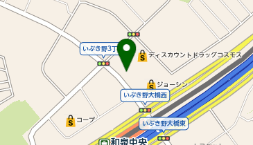コメダ珈琲店 和泉中央店の地図画像