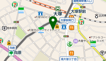 コメダ珈琲店 大塚南口店の地図画像