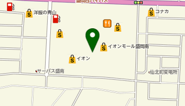 コメダ珈琲店 イオンモール盛岡南店の地図画像