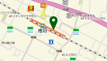 コメダ珈琲店 シャポー市川店の地図画像