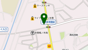 コメダ珈琲店 ライフガーデン水巻店の地図画像