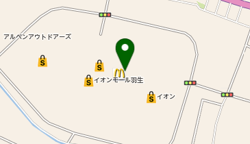 コメダ珈琲店 イオンモール羽生店の地図画像