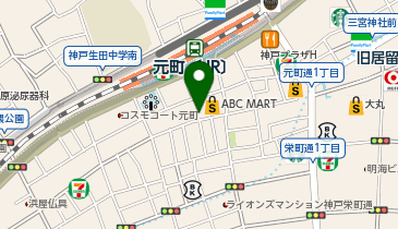 コメダ珈琲店 神戸元町店の地図画像