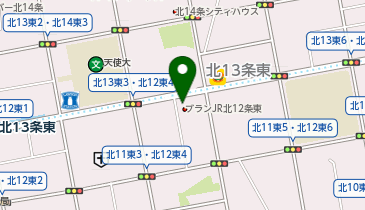 コメダ珈琲店 北12条東店の地図画像