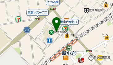 コメダ珈琲店 新小岩北口店の地図画像