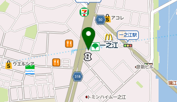 コメダ珈琲店 一之江駅前店の地図画像