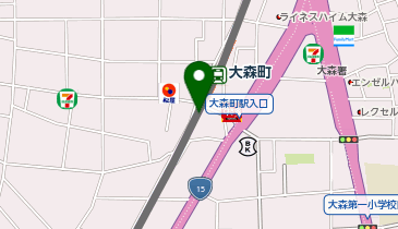 コメダ珈琲店 京急大森町店の地図画像