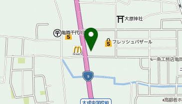 コメダ珈琲店 亀岡千代川店の地図画像