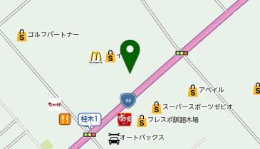 コメダ珈琲店 イオン釧路店の地図画像
