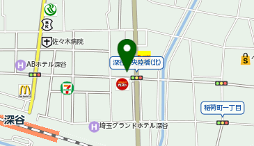 車検のコバック 深谷駅前店の地図画像