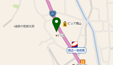 車検のコバック 高山西之一色店の地図画像