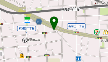 車検のコバック 蒲田店の地図画像