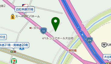 車検のコバック 札幌流通店の地図画像