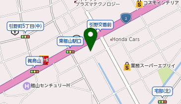 車検のコバック 福山店の地図画像