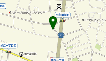 車検のコバック 岡崎羽根店の地図画像