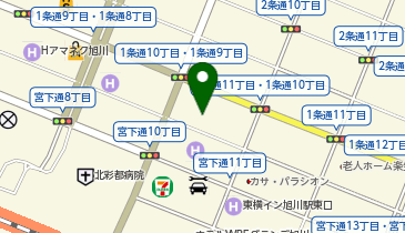 東進ハイスクール  東進衛星予備校 旭川駅前校の地図画像