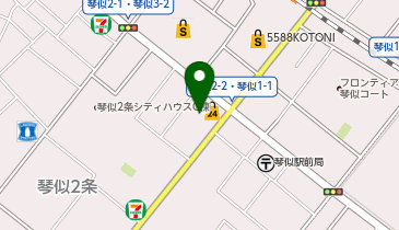 東進ハイスクール  東進衛星予備校 札幌琴似校の地図画像