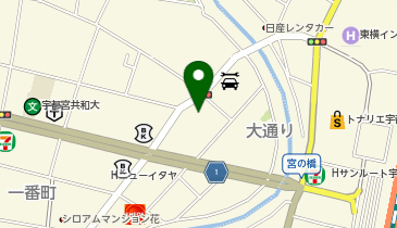 東進ハイスクール  東進衛星予備校 宇都宮大通り校の地図画像