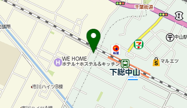 東進ハイスクール  東進衛星予備校 下総中山駅南口校の地図画像