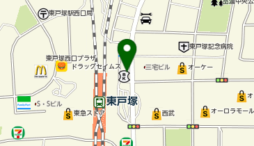 東進ハイスクール  東進衛星予備校 東戸塚校の地図画像