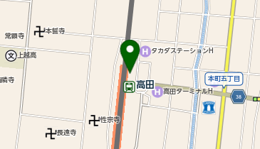 東進ハイスクール  東進衛星予備校 上越高田駅校の地図画像