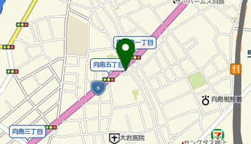 さんきゅー 丼丸 向島店の地図画像