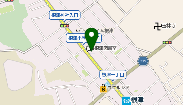 笹舟 丼丸 根津店の地図画像