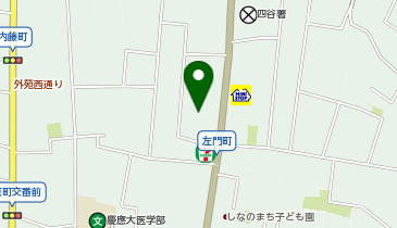 笹舟 丼丸 信濃町店の地図画像